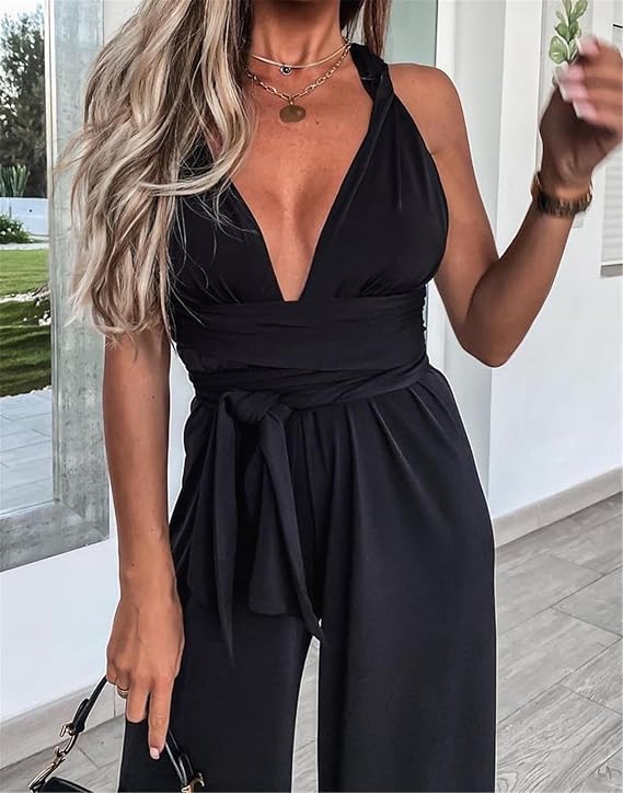 RYLEIGH | Trendy Dames Jumpsuit Met Bovenkant Die Op Verschillende Manieren Te Kopen Is – Stijlvol, Comfortabel, Veelzijdig
