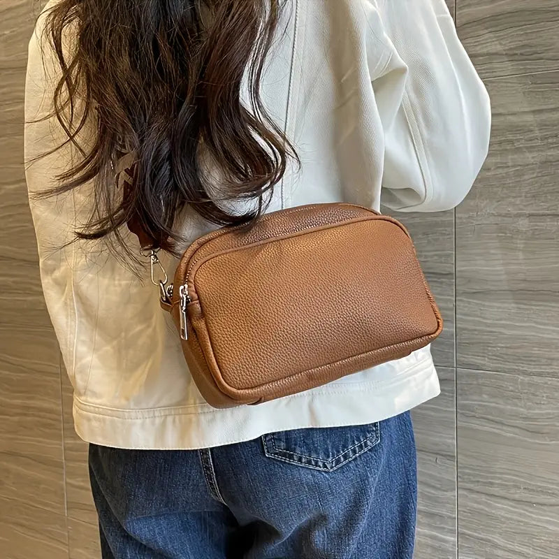 INÈS | Compacte Dames Crossbody Tas Met Brede Band – Praktisch, Chic & Ideaal Voor Onderweg