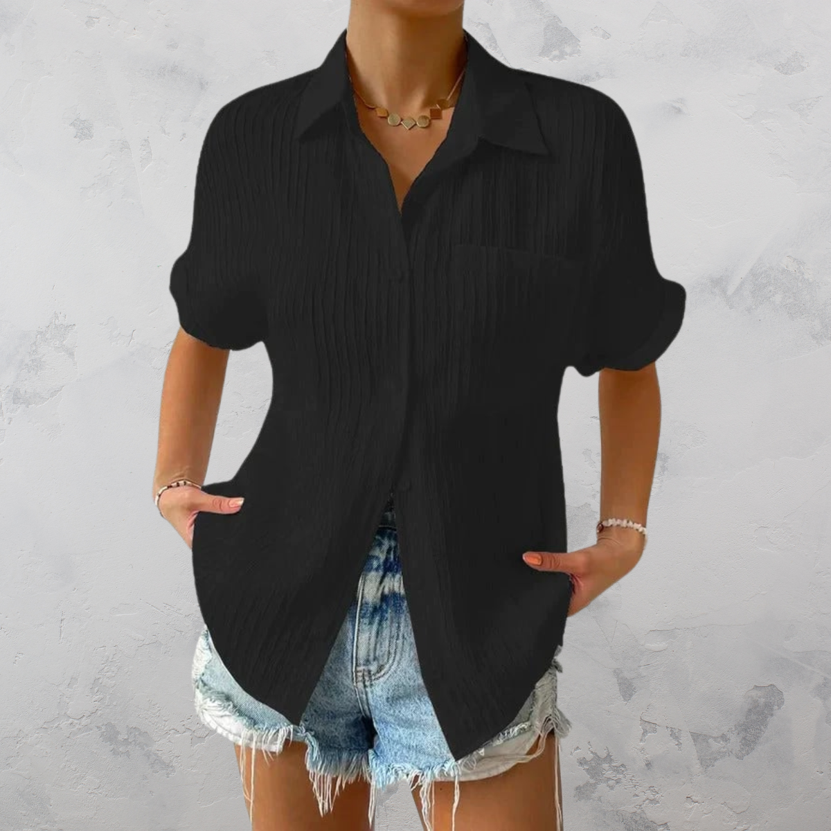 SOFIA | Katoenen Blouse Luchtig & Losvallend Perfect Voor Vakantie Of Zomerse Dagen – Licht, Ademend & Stijlvol