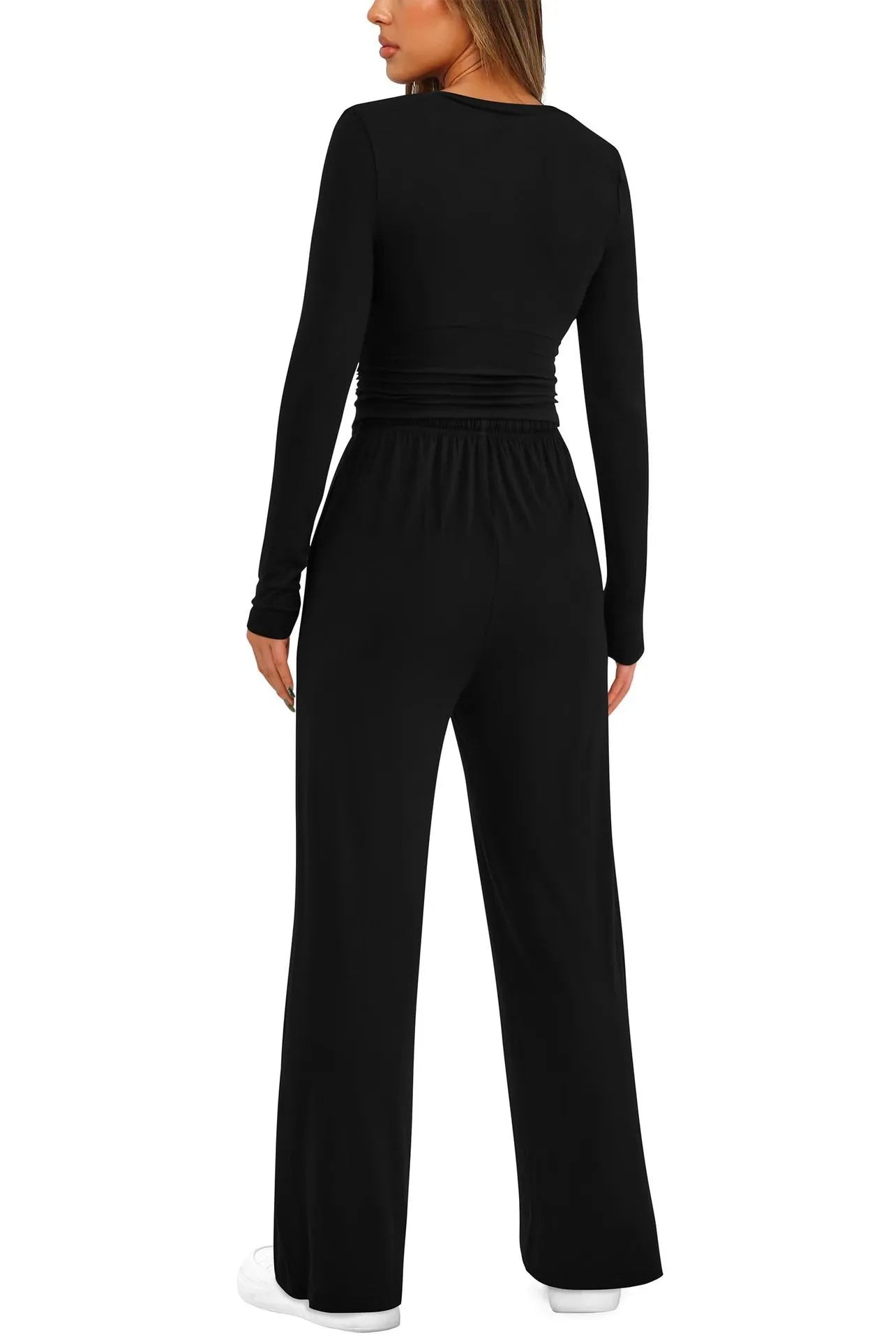 LIEKE | 2-Delige Lounge-Set Voor Dames – Zacht, Ademend & Perfect Voor Comfortabele Herfst Dagen
