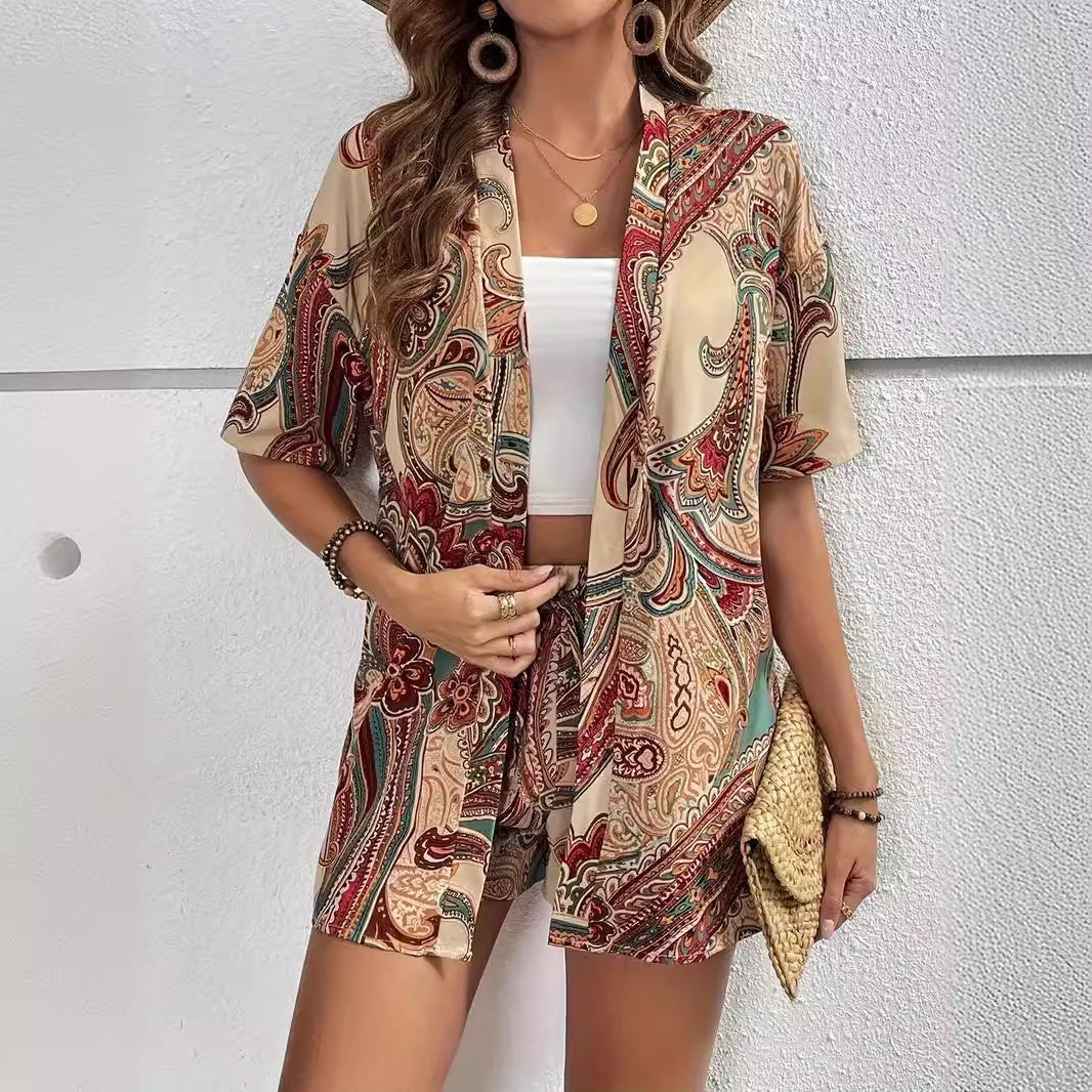 KAIA | 2-Delige Dames Zomer Set – Kort, Licht & Vakantieproof