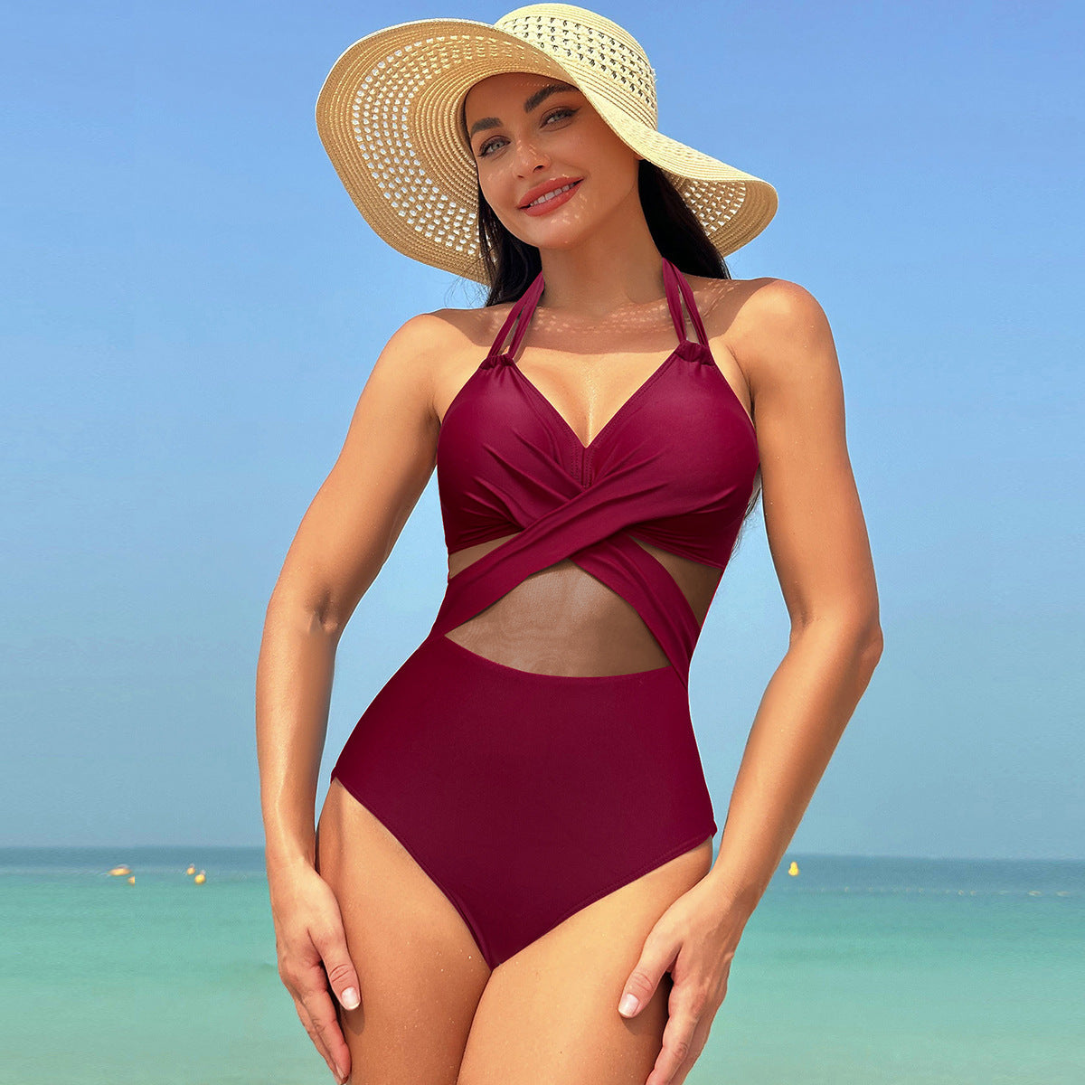 LIOR | Shape Fit Badpak - Flatterende Kruisband Design