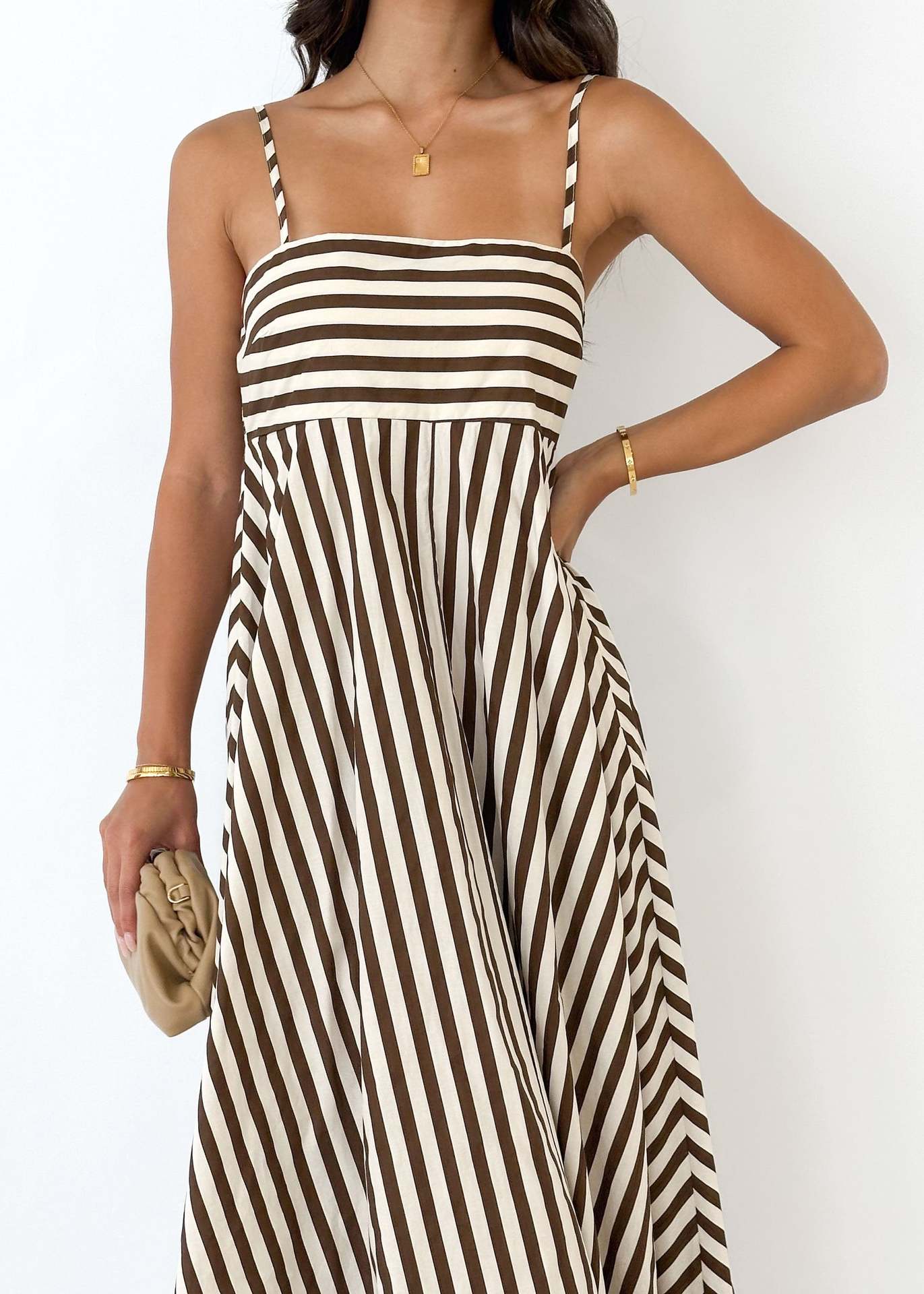 CHANTAL | Zomerse Maxi Jurk Voor Dames Met Grafische Print - Ibiza Style & Comfortabel