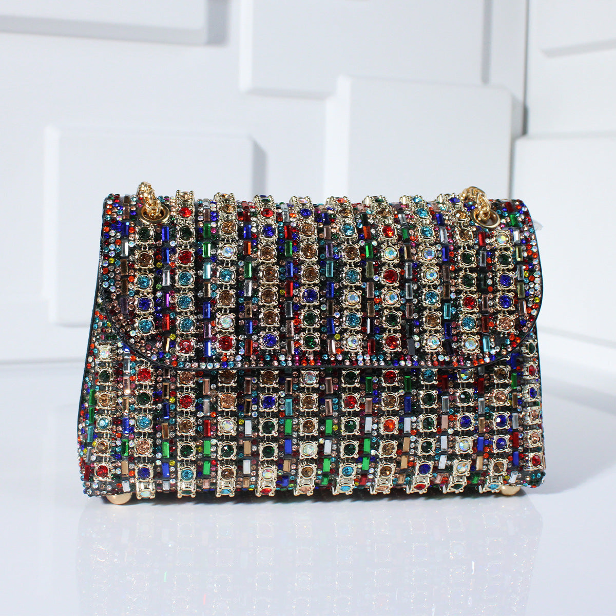 EVELYN | Diamond Clutch Bag