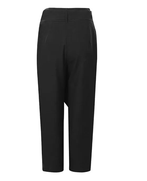 NOVA | Dames Wikkelbroek Met Hoge Taille – Asymmetrisch Design, Comfort Fit & Strikdetail