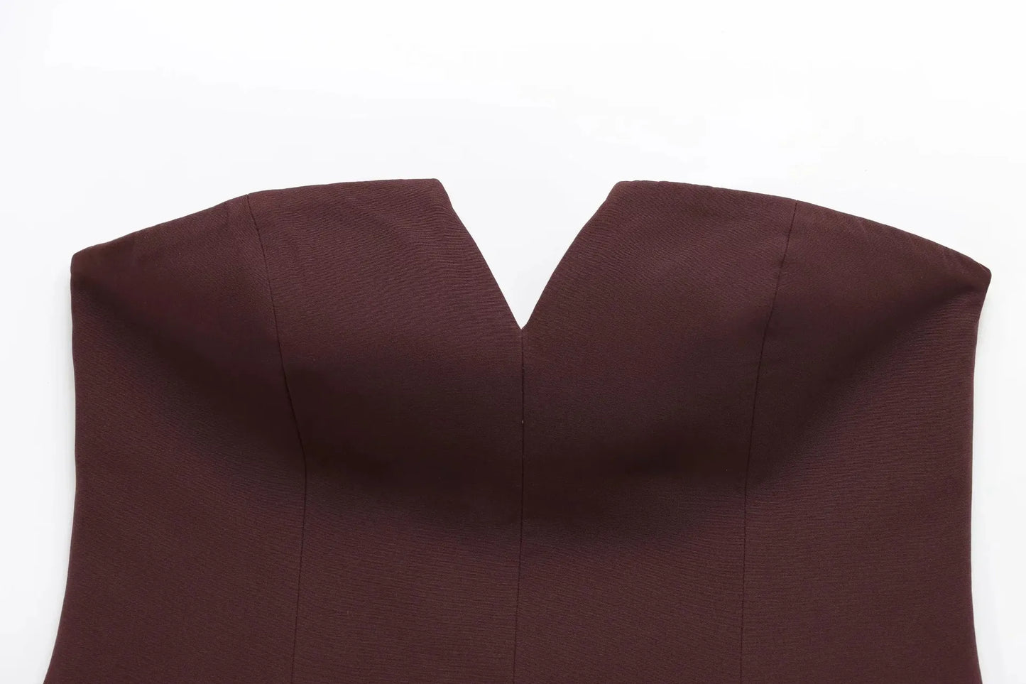 MILA | Luxe Strapless Dames Top Met V-Hals En Antislip Detail – Elegant, Comfortabel & Blijft Perfect Zitten