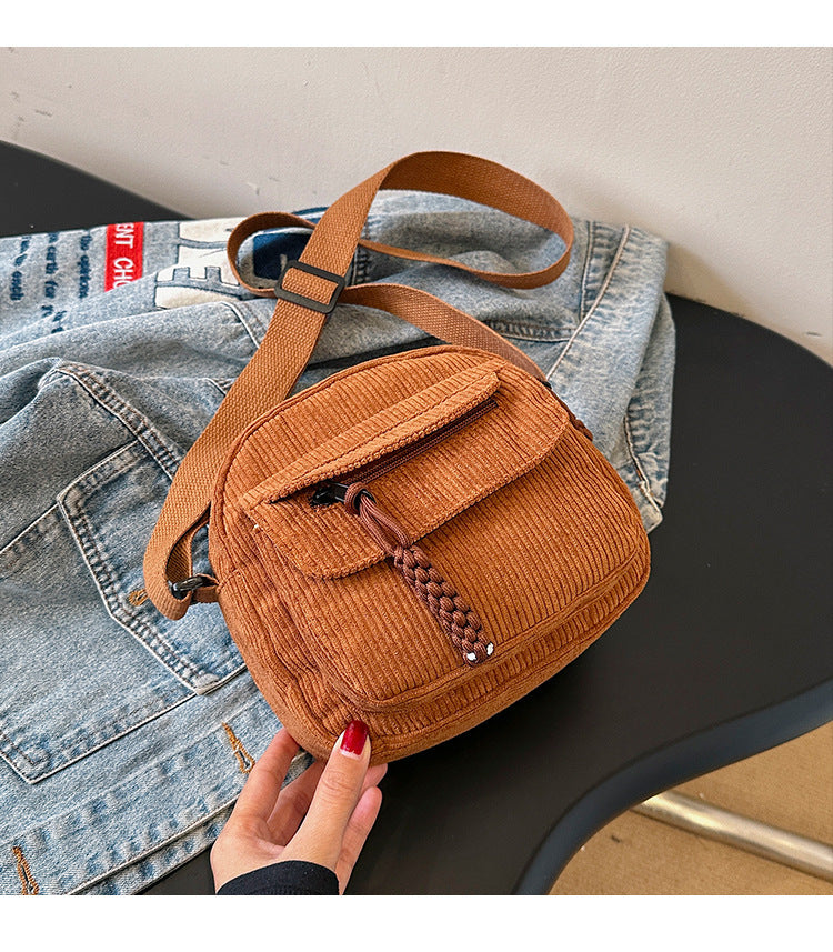 AMAYA | Ribbed Crossbody - Compact, Modieus & Functioneel