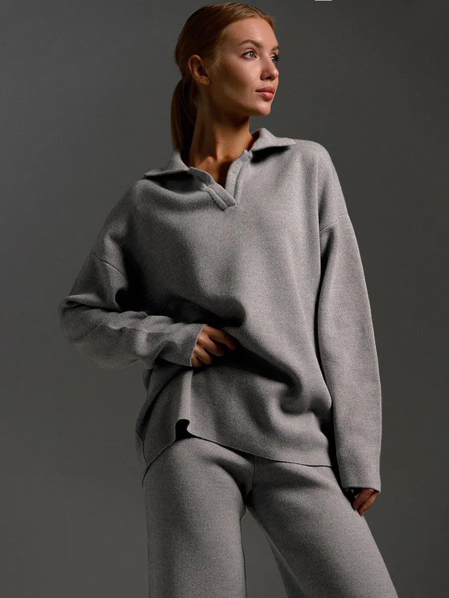 DANIEK | Gebreide Dames Set Met Losse Pasvorm & Toch Luxe Uitstraling - Stijlvol & Comfortabel
