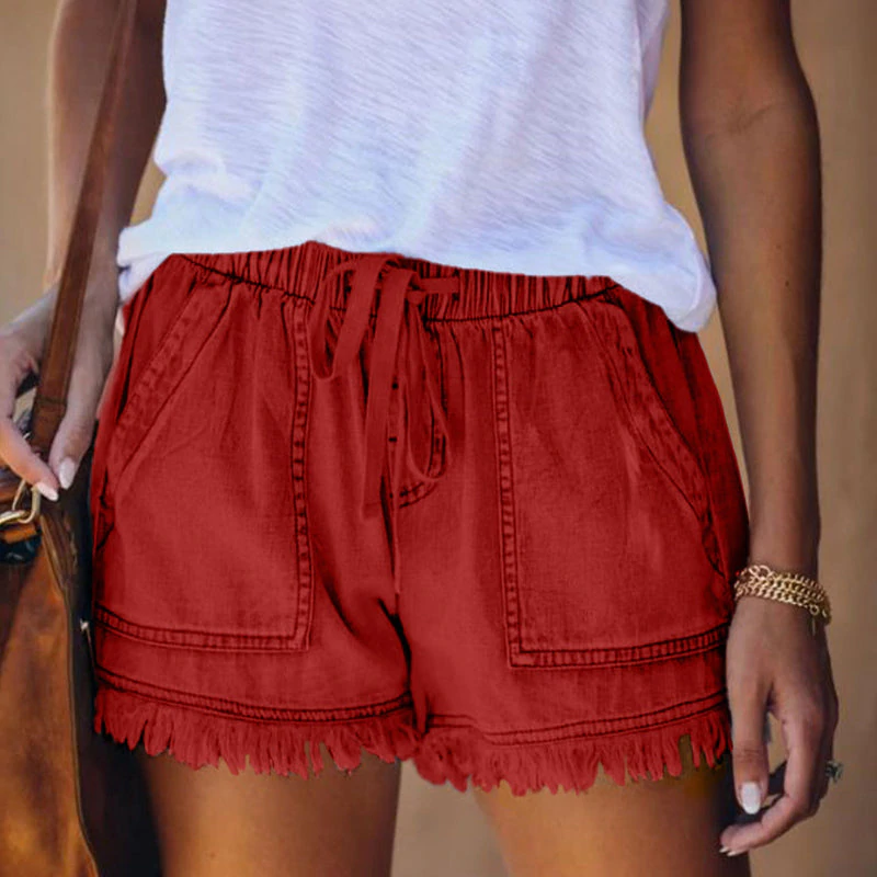 TESSA | Casual Zomer Short Voor Dames Met Rand Afwerking - Luchtig & Comfortabel