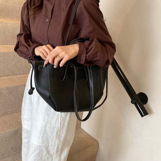 MIREILLE | Vintage Schoudertas Voor Dames Met Gestructureerde Vorm En Luxe Afwerking – Elegant, Tijdloos, Veelzijdig