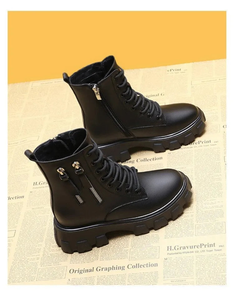 MARTEN | Hoge Elegante Dameslaarzen Met Ritssluiting – Stoer, Comfortabel & Stijlvol