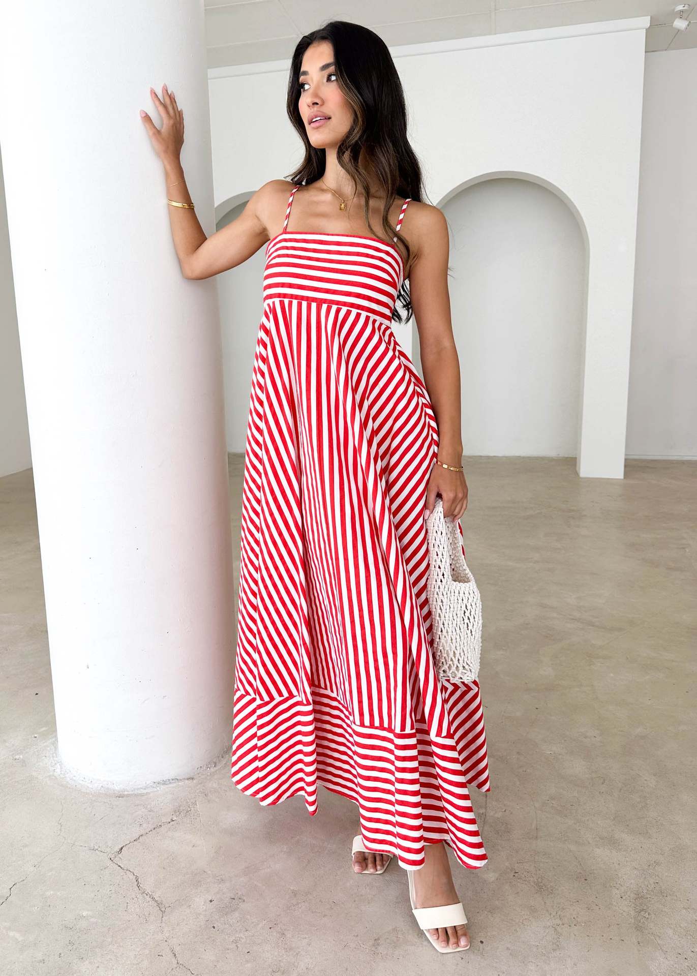 CHANTAL | Zomerse Maxi Jurk Voor Dames Met Grafische Print - Ibiza Style & Comfortabel