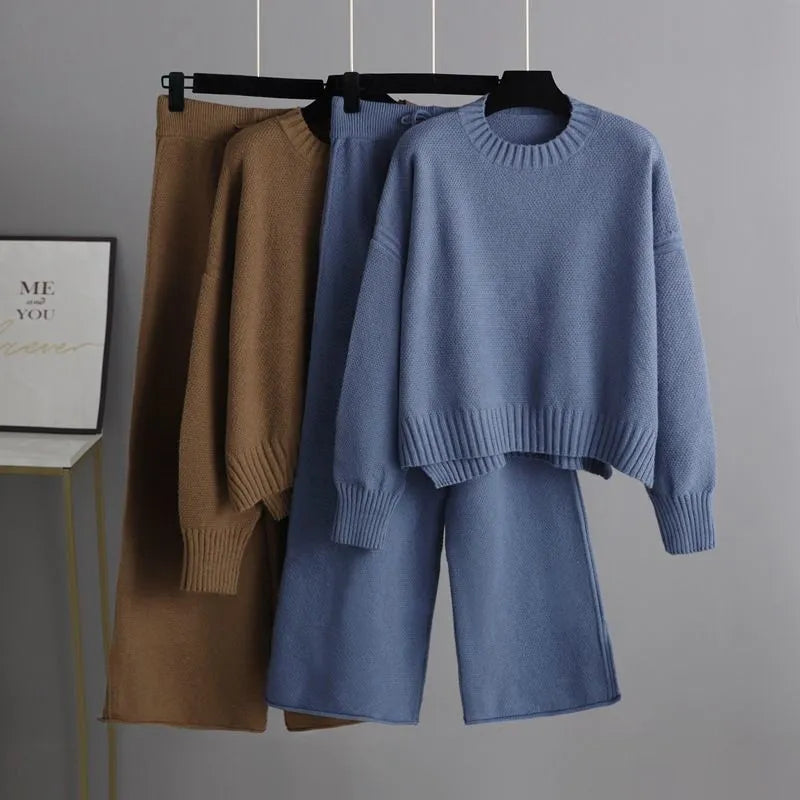 NORA | Gebreide Dames Lounge Set – Zacht, Warm & Ideaal Voor Ontspanning