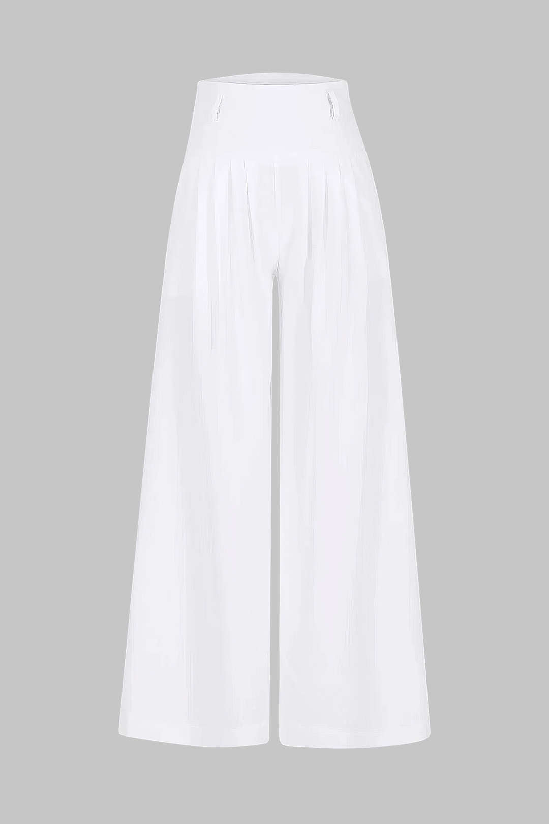 MONA | Elegante Witte Broek Voor Dames Met Wijde Pijpen - Zomers, Luchtig & Comfortabel