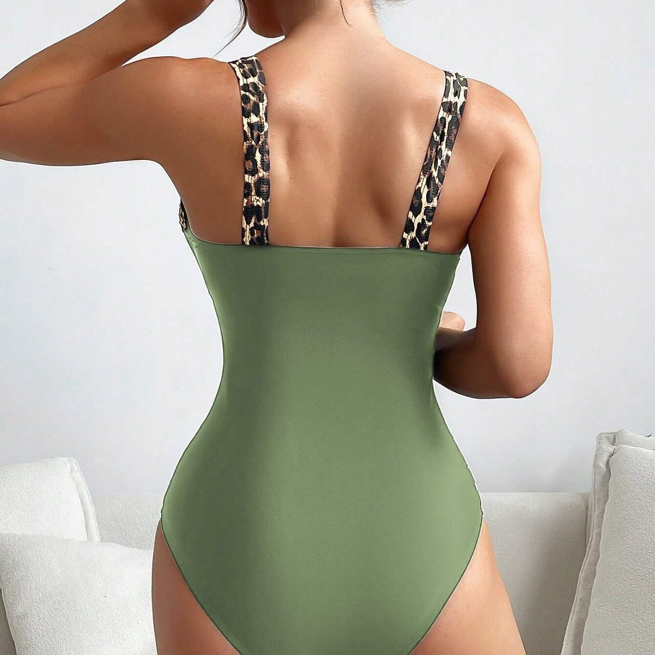 ALEJANDRA | Luipaard print Badpak – Buikcorrigerend & Zelfverzekerde Look
