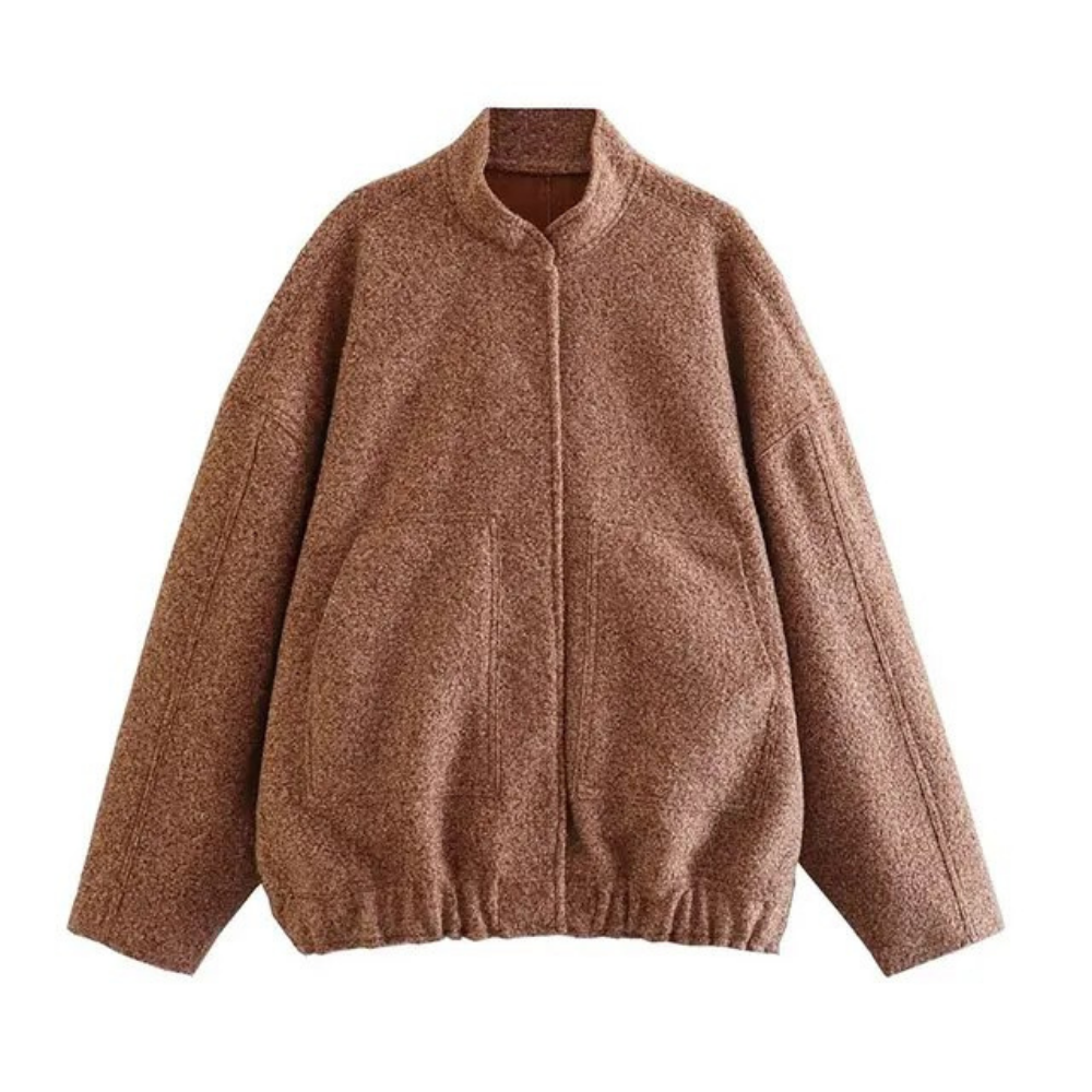 NORA | Oversized Bomberjack Voor Dames – Warm, Stijlvol & Perfect Voor Koude Dagen In De Stad