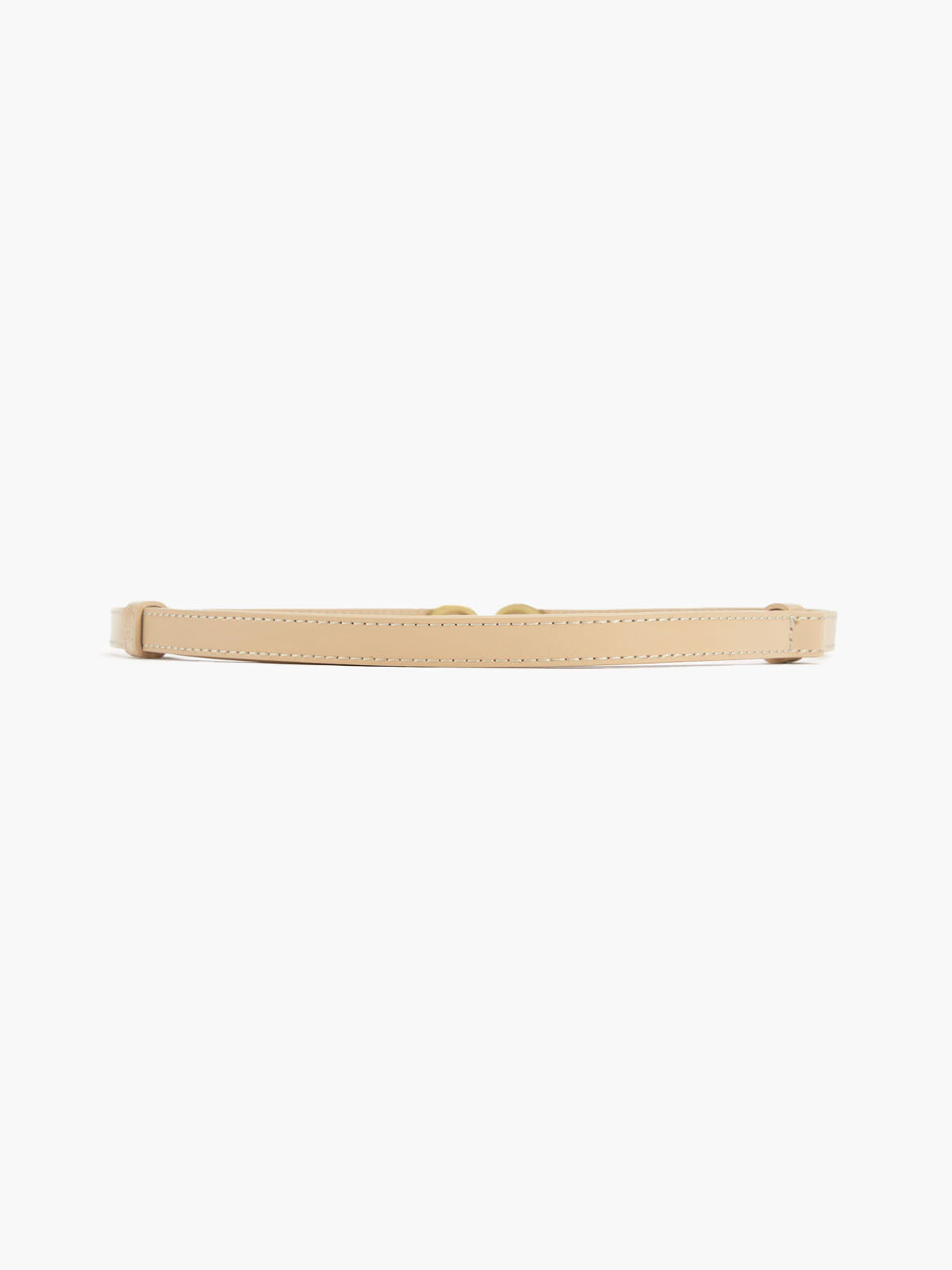 SOFIE | Smalle Leren Damesriem Met Gouden Ringengesp – Stijlvol, Elegant & Verstelbaar