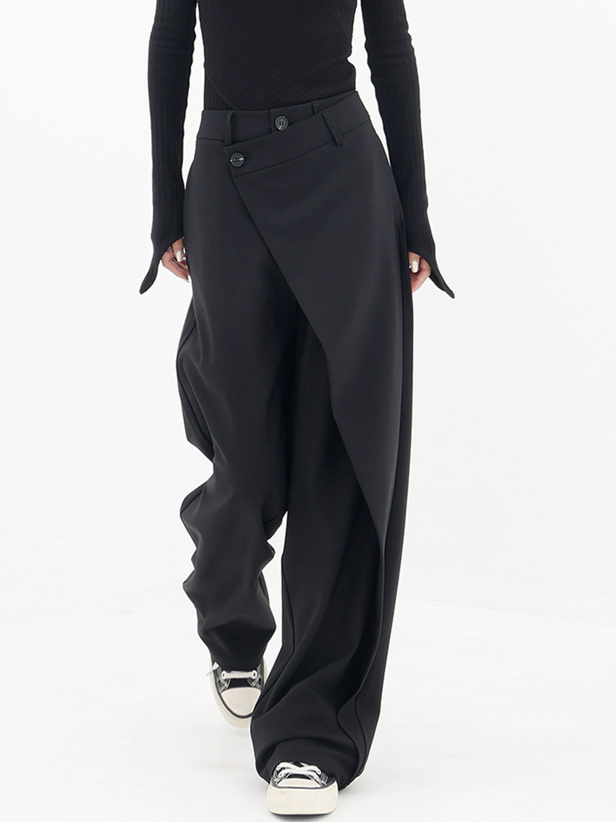 SADE | Dames Panthalon Met asymmetrische Sluiting - Chic, Modieus & Comfortabel