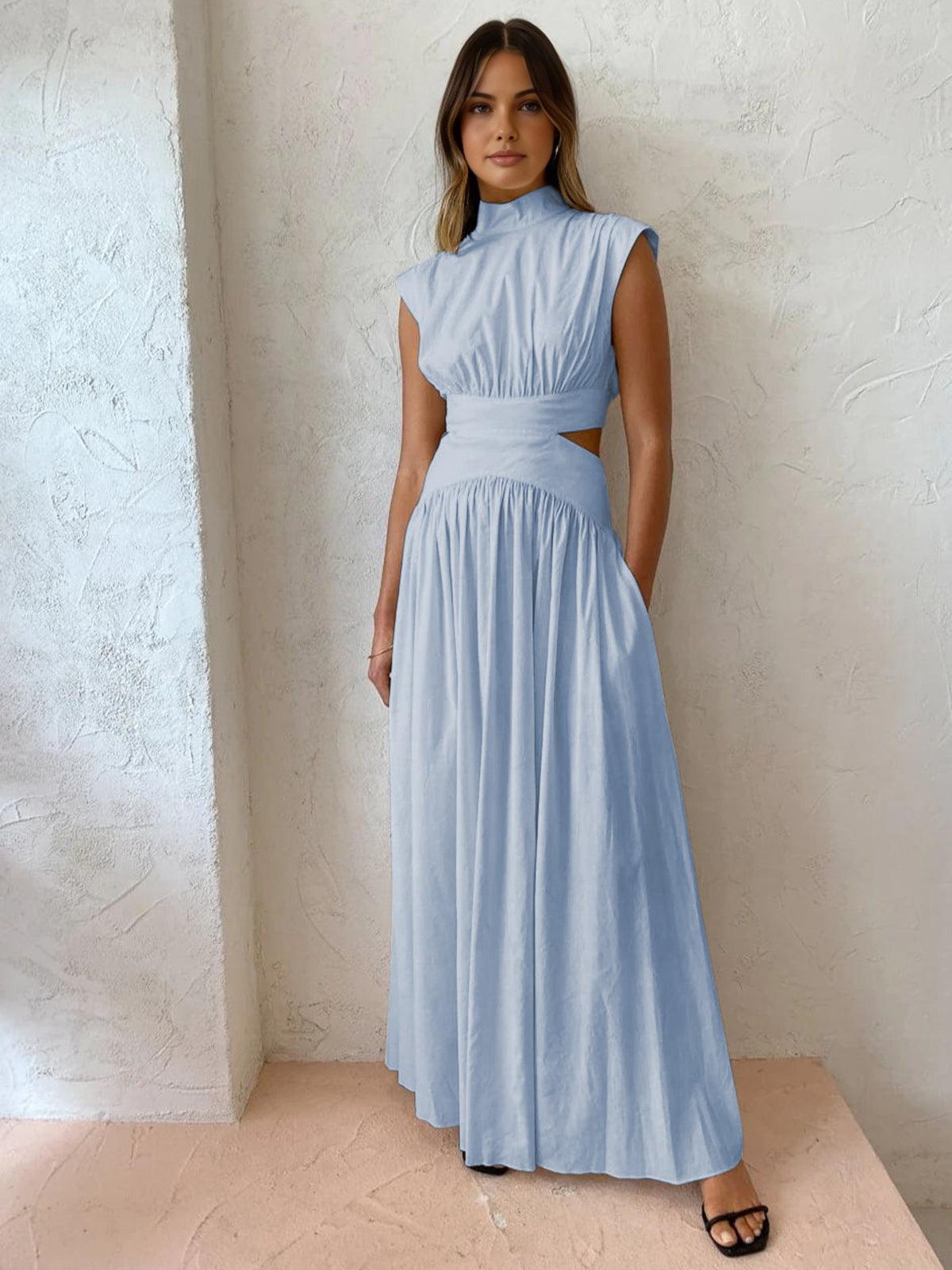 AURORA | Chique Dames Maxi Jurk met Accentuering in de Taille