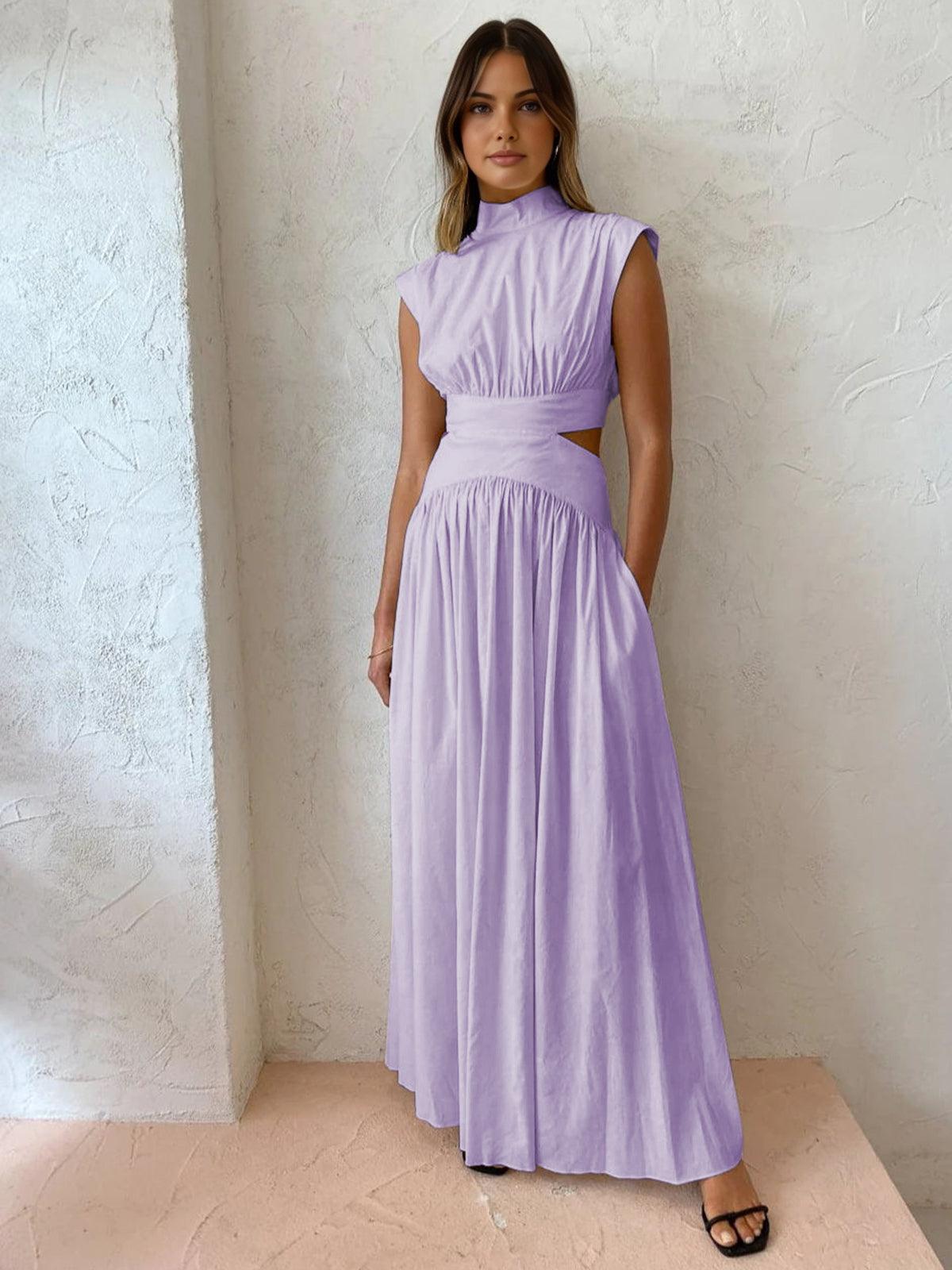 AURORA | Chique Dames Maxi Jurk met Accentuering in de Taille