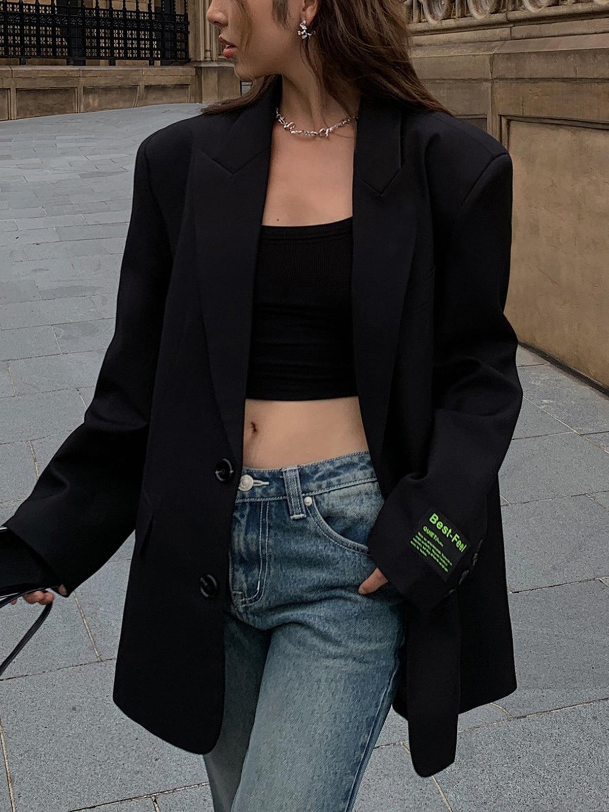 LORÈNE | Oversized Dames Blazer – Tijdloos, Elegant & Altijd te Combineren