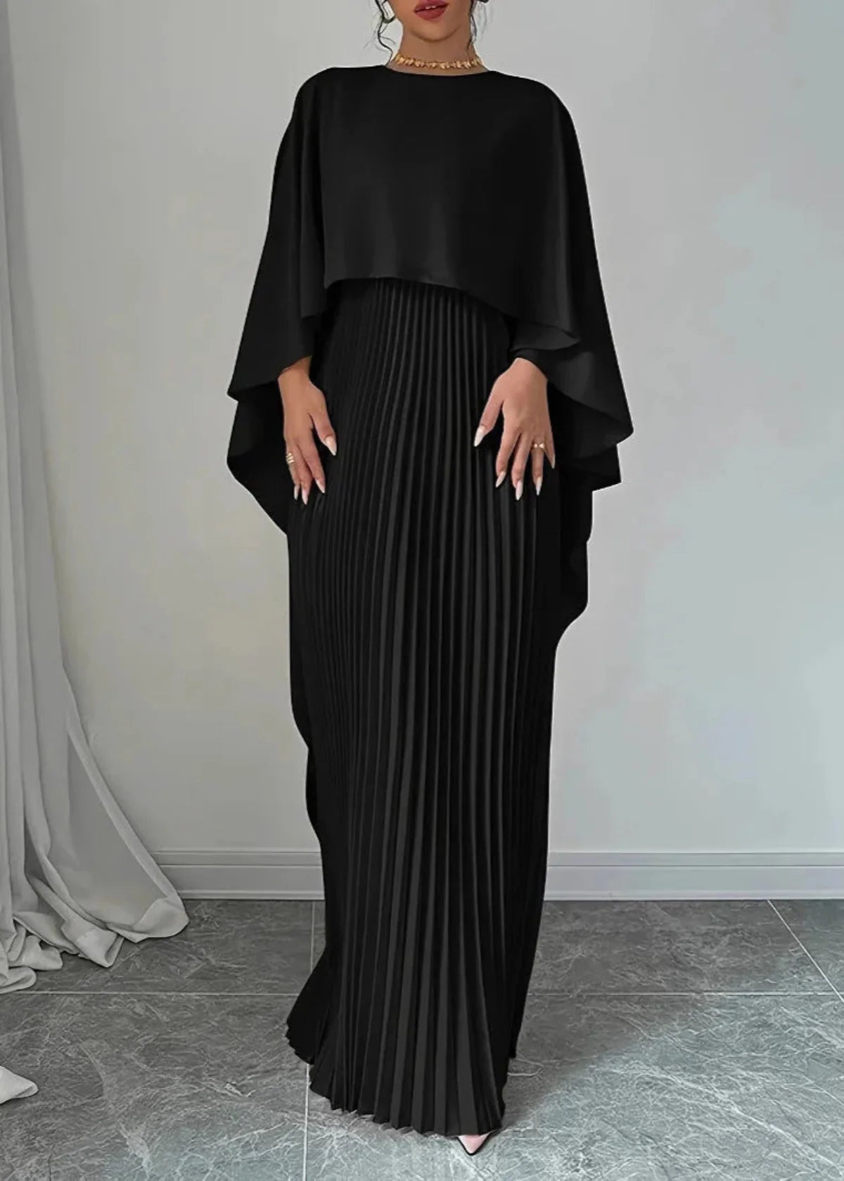 Maxi Jurk – Elegant, Geplooid & Perfect voor Bijzondere Gelegenheden