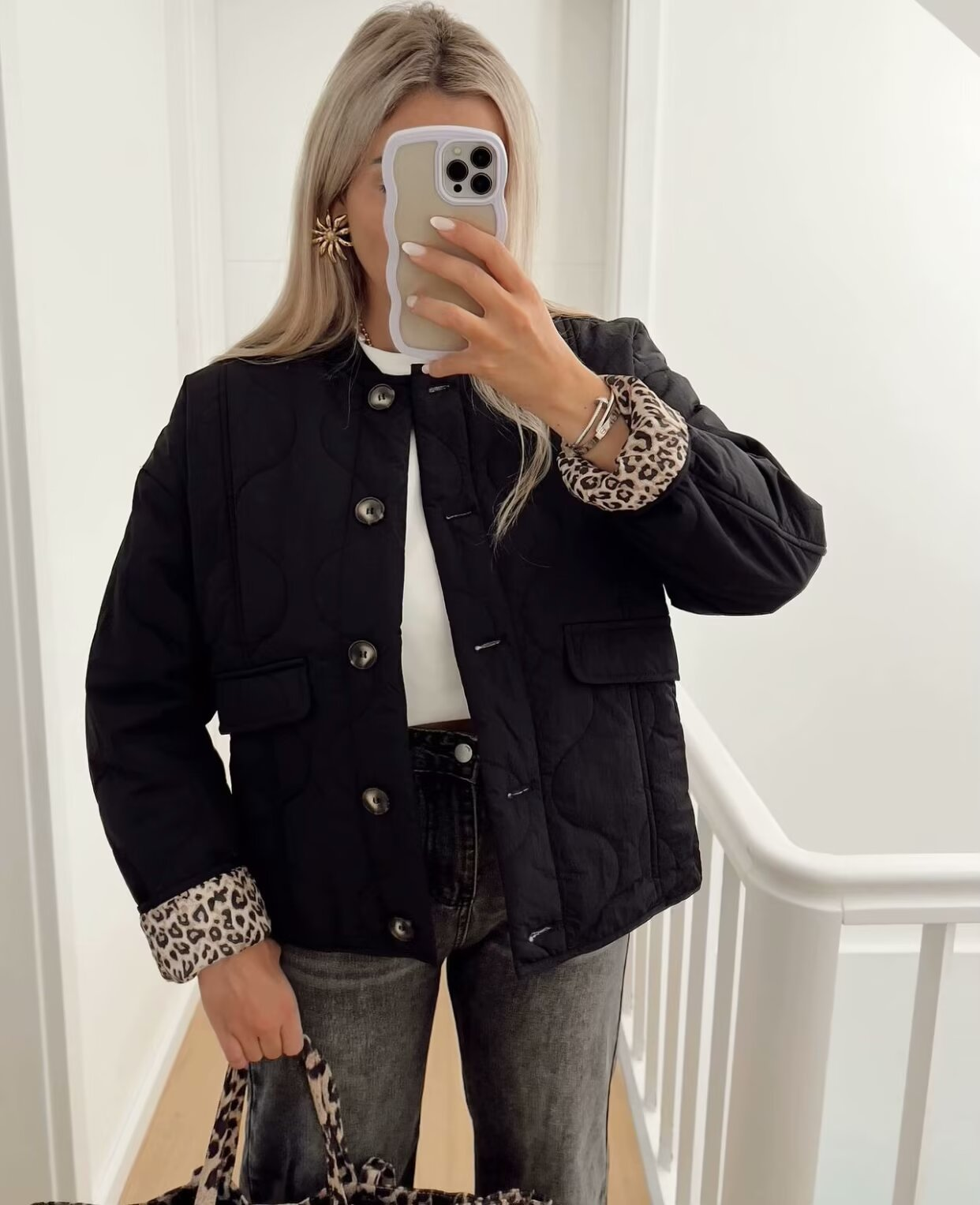 LEONNE | Casual Chic Damesjas Met Luxe Luipaard Print - Stijlvol & Modieus