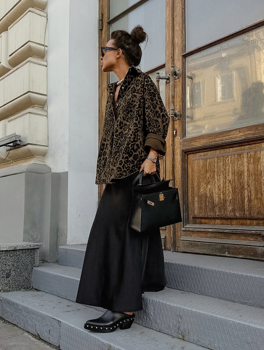LOTTE | Oversized Dames Blouse Met Luipaard Print - Luchtig, Stijlvol & Comfortabel