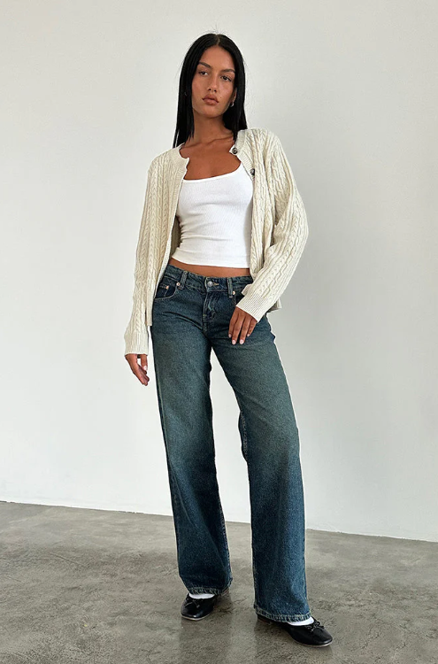 ROXY | Low-Rise Dames Jeans in Y2K Stijl – Comfortabel, Trendy & Flatterend!