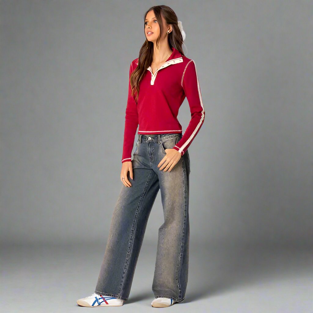 ROXY | Low-Rise Dames Jeans in Y2K Stijl – Comfortabel, Trendy & Flatterend!