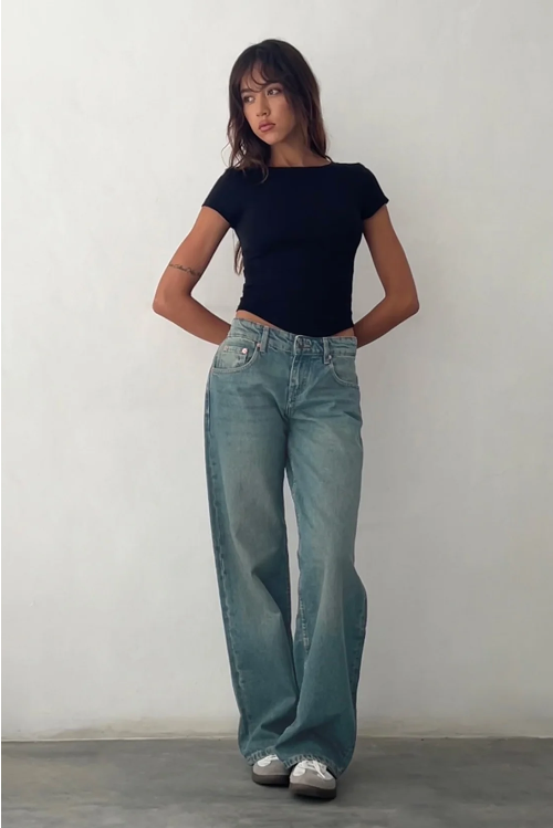 ROXY | Low-Rise Dames Jeans in Y2K Stijl – Comfortabel, Trendy & Flatterend!