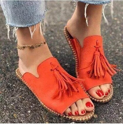 LIRAH | Dames Boho Sandalen Met Kwastjes - Zomers & Luchtig
