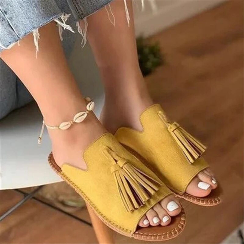 LIRAH | Dames Boho Sandalen Met Kwastjes - Zomers & Luchtig