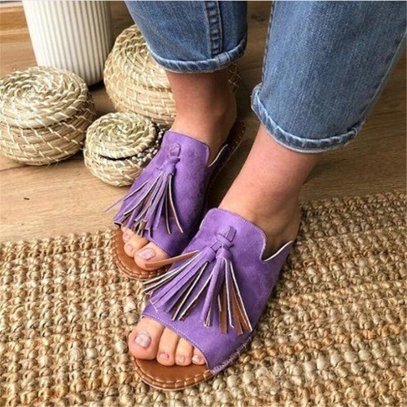 LIRAH | Dames Boho Sandalen Met Kwastjes - Zomers & Luchtig