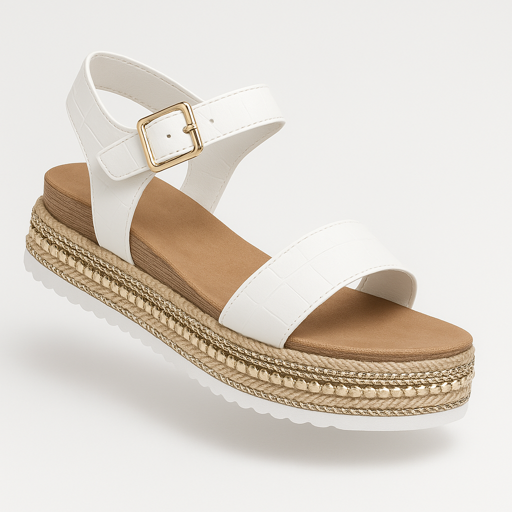 EVI | Elegante Dames Sandalen Met Stevige Zool & Gespsluiting - Stijlvol, Luchtig & Comfortabel