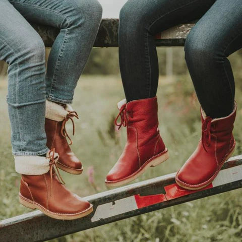 ELENA | Waterdichte Dames Fleece Laarzen Met Wollen Voering – Unieke Duurzaamheid & Ultiem Wintercomfort