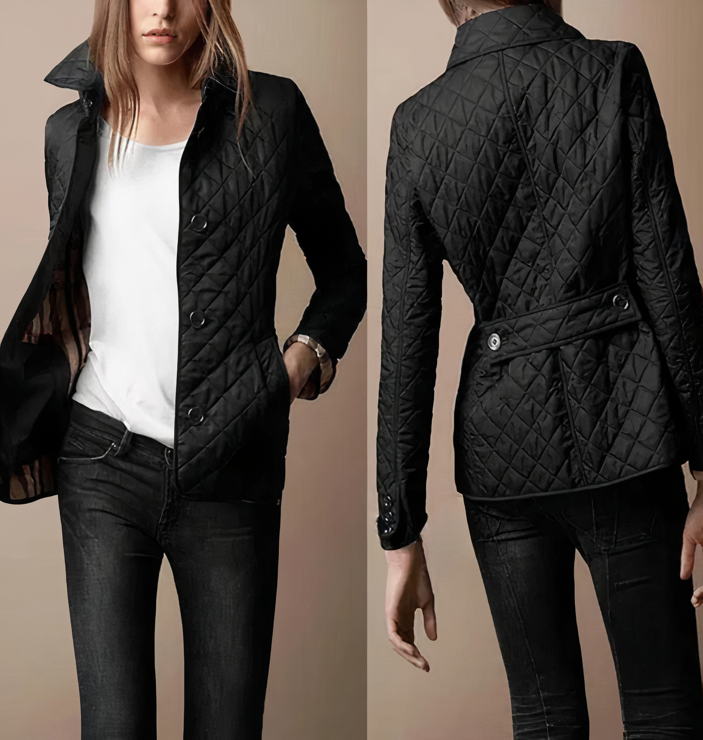 EVELYN | Elegante Damesjas Met Luxe Design – Elegant, Comfortabel & Ideaal Voor Koude Dagen