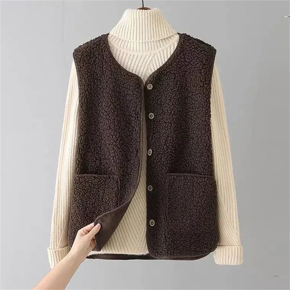 MAEVA | Klassieke Dames Cardigan Gilet, Perfect voor de Herfst – Zacht, Tijdloos & Ideaal Voor Elke Dag