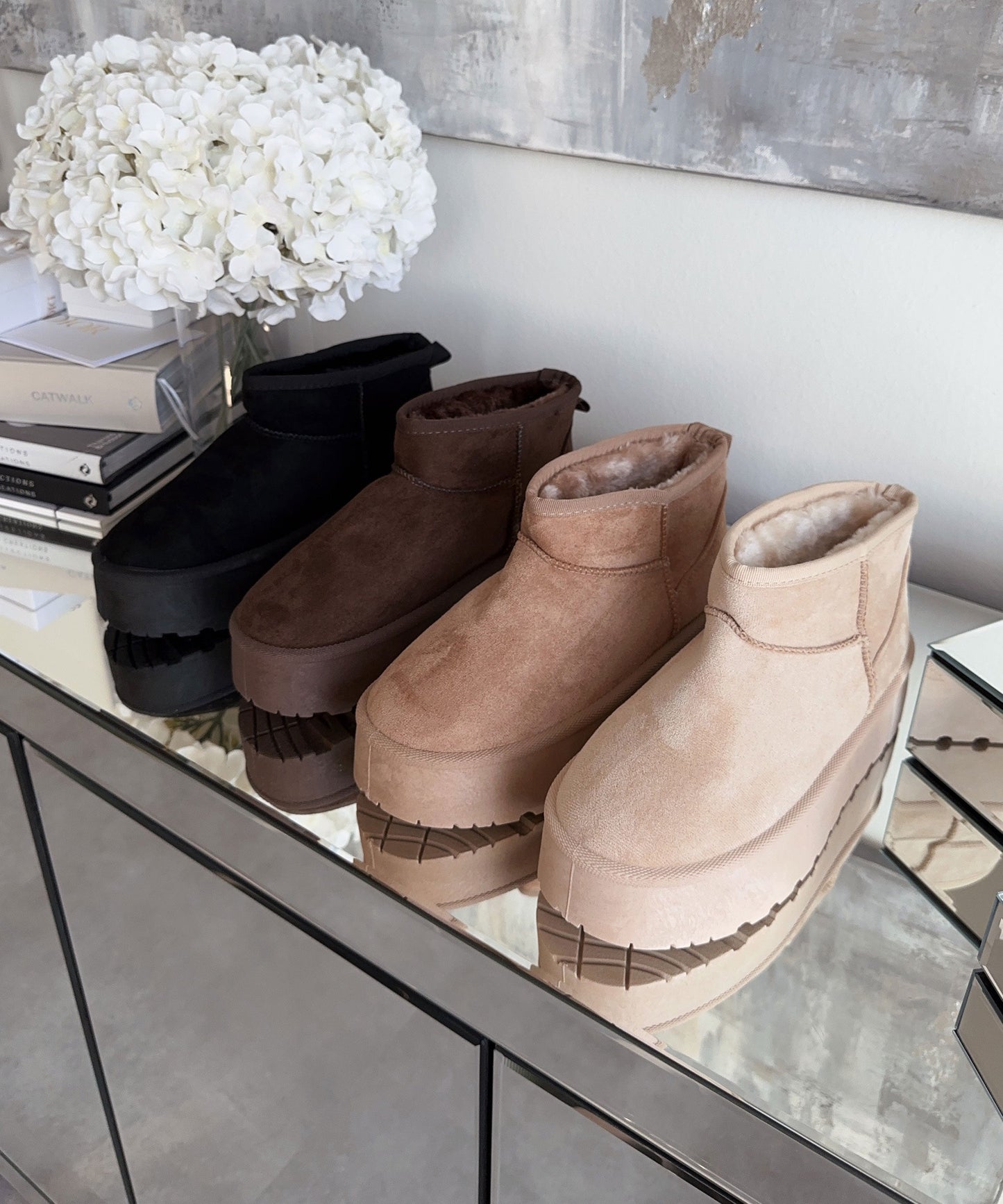 Beige Boots Dames – Warm, Gevoerd, Comfortabel & Modieus