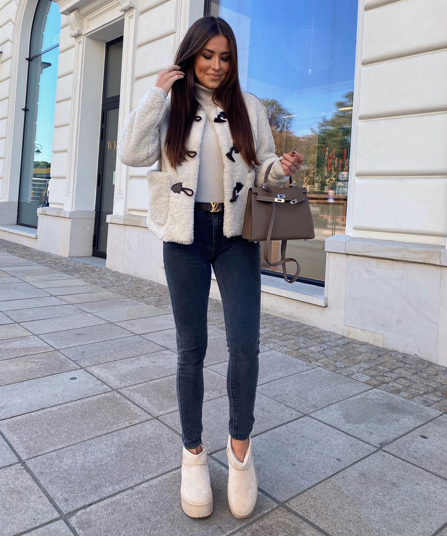 Beige Boots Dames – Warm, Gevoerd, Comfortabel & Modieus