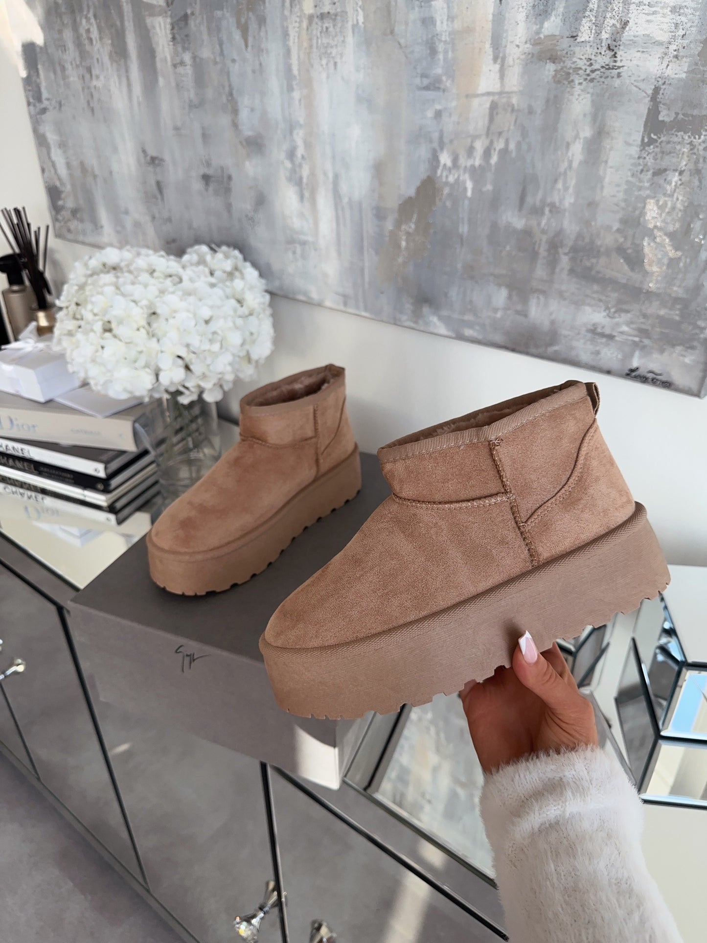 Warm Gevoerde Bruine Boots Dames – Warme Luxe Voor Koude Dagen