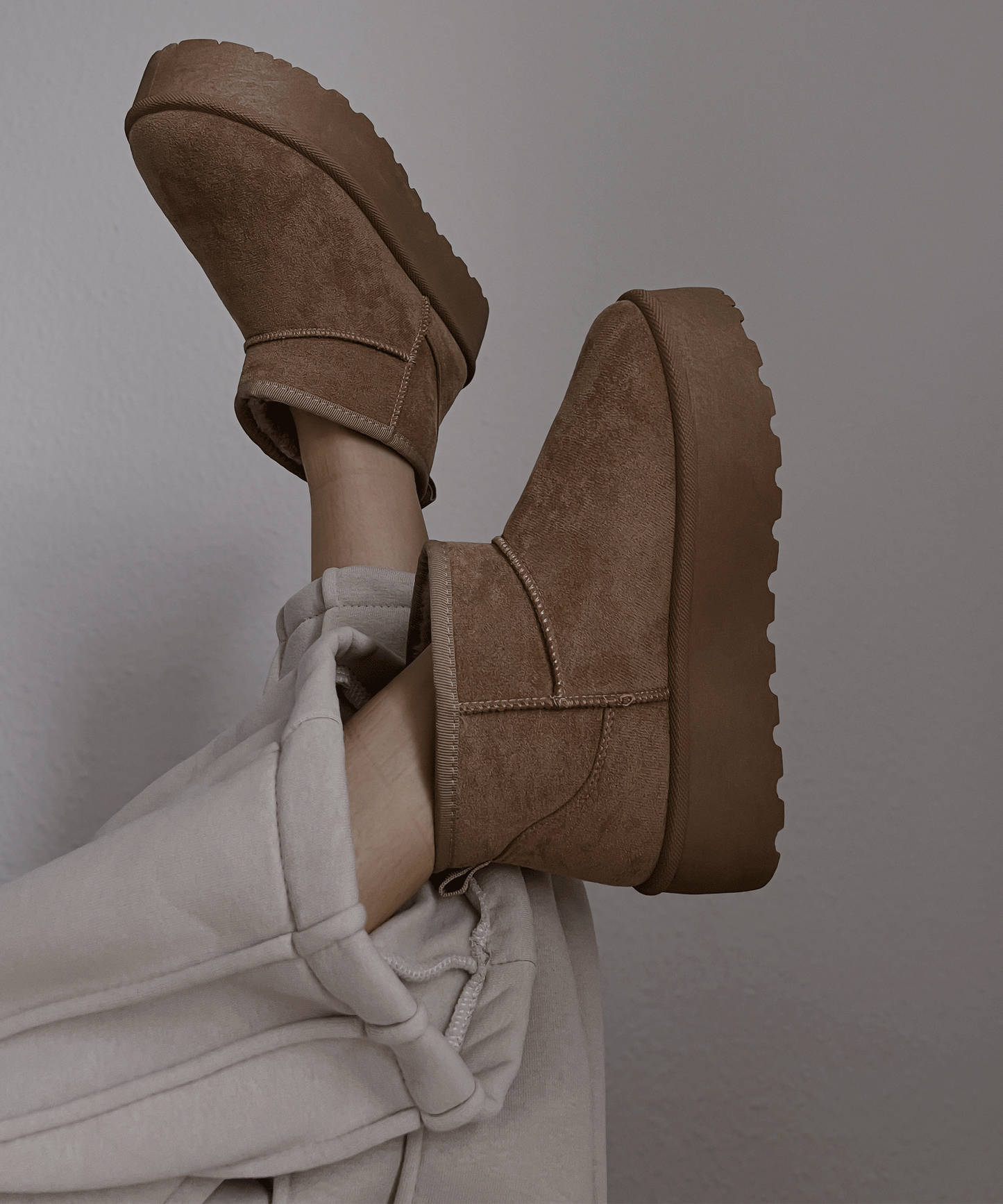 Warm Gevoerde Bruine Boots Dames – Warme Luxe Voor Koude Dagen