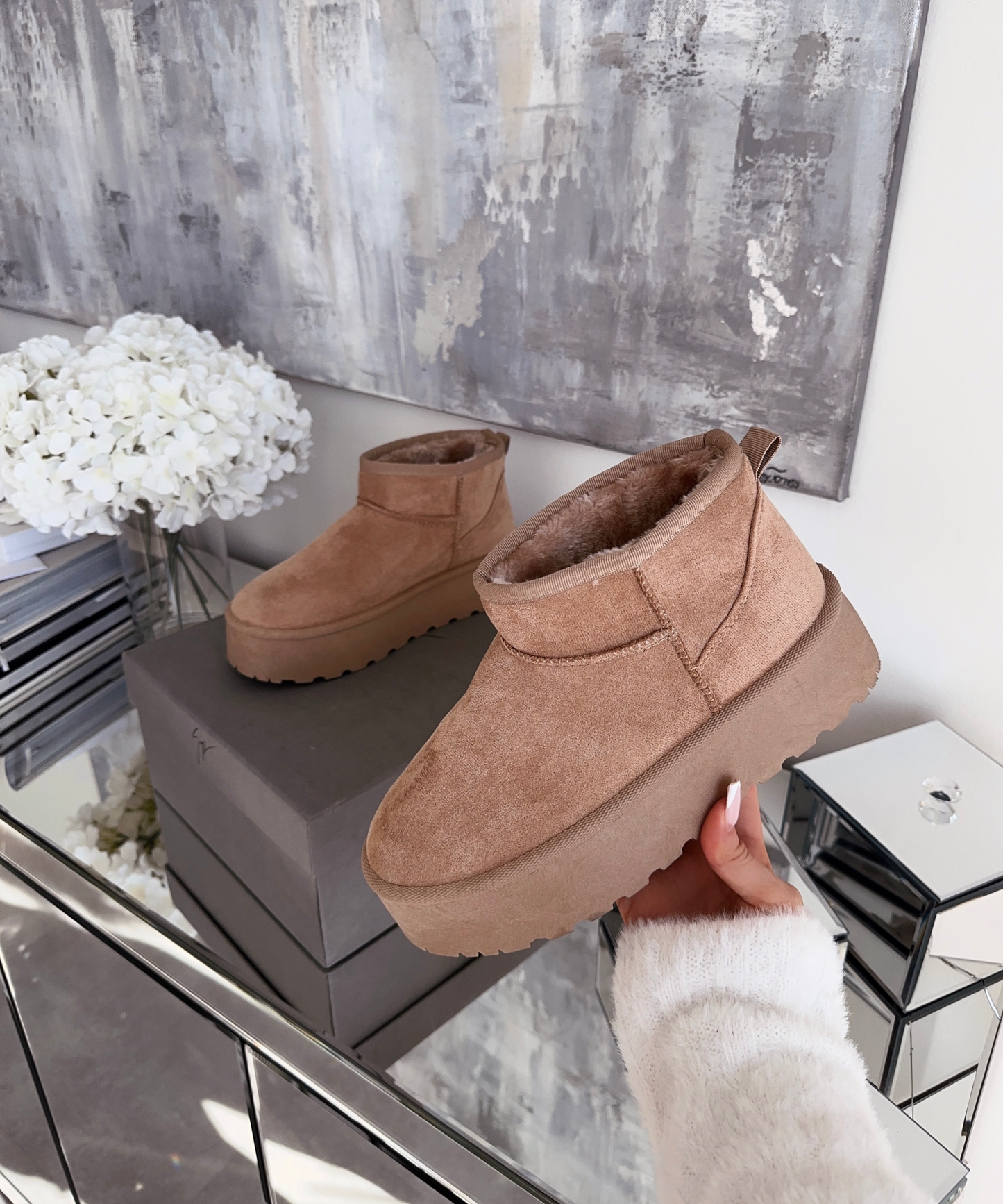 Warm Gevoerde Bruine Boots Dames – Warme Luxe Voor Koude Dagen