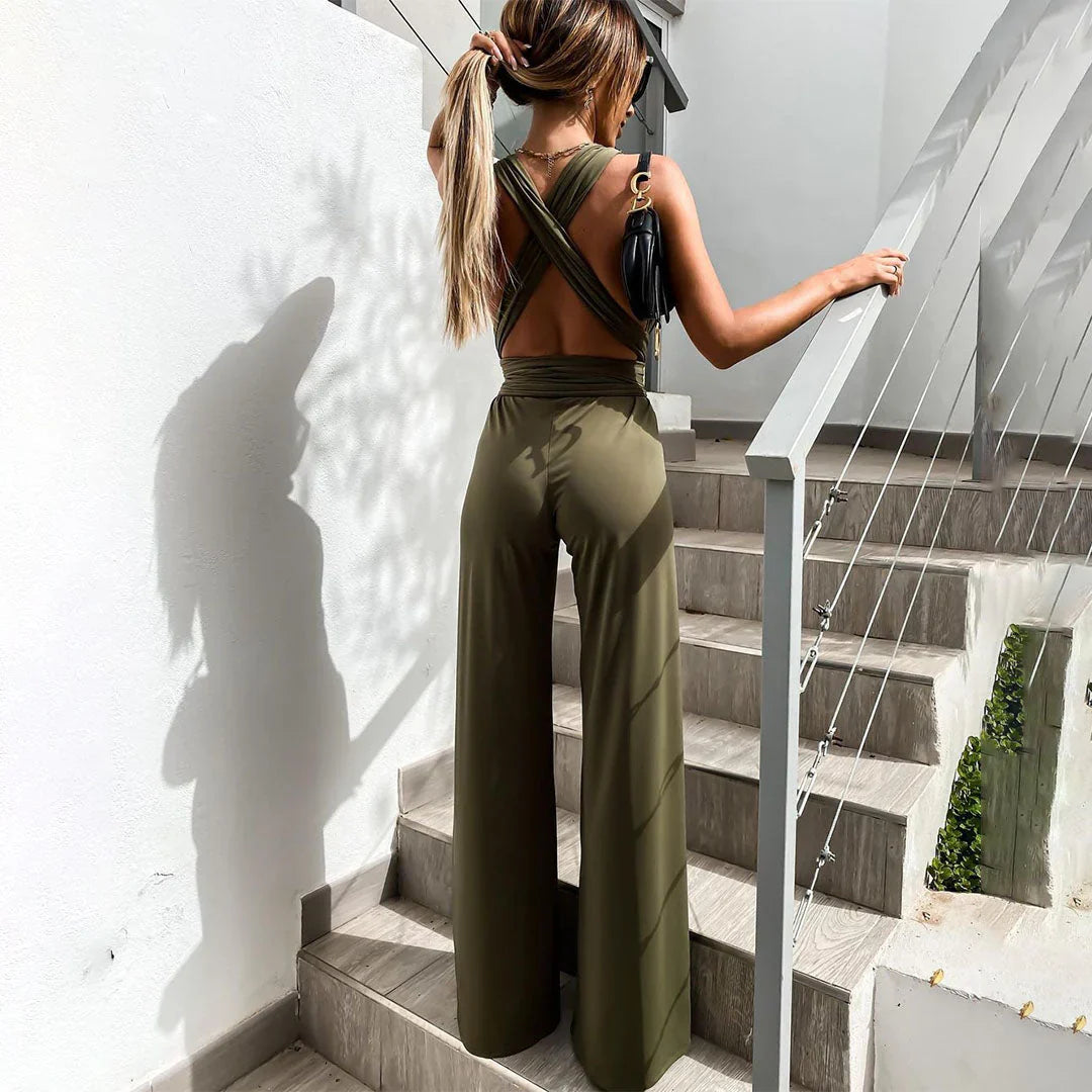 RYLEIGH | Trendy Dames Jumpsuit Met Bovenkant Die Op Verschillende Manieren Te Kopen Is – Stijlvol, Comfortabel, Veelzijdig