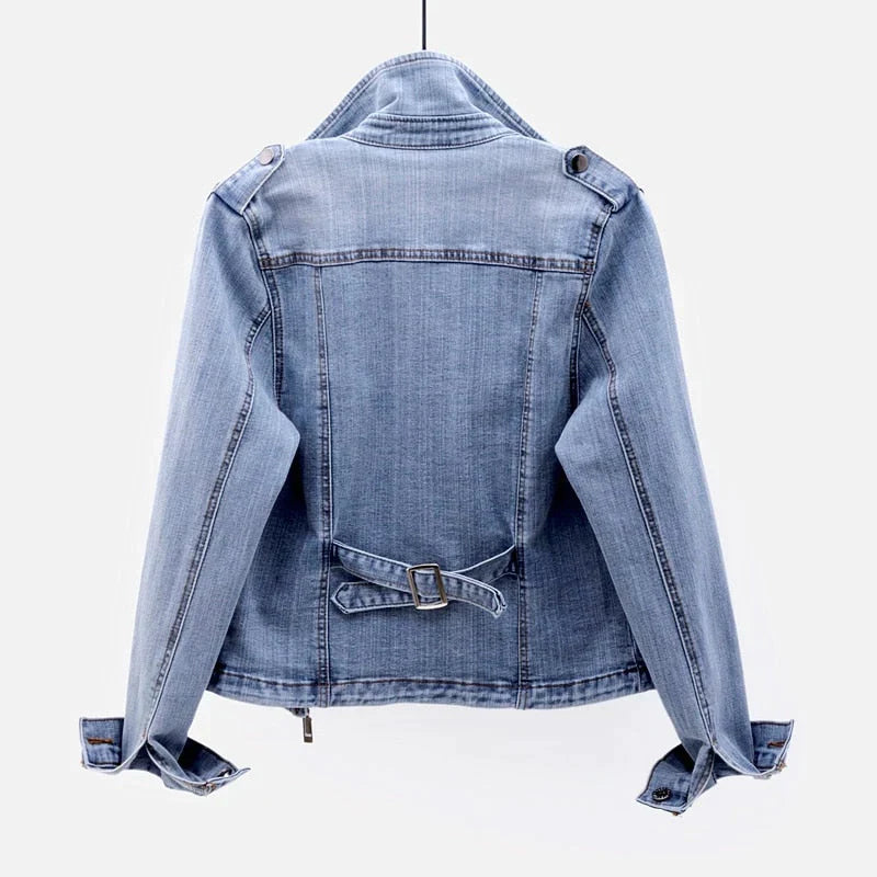 LISET | Casual Denim Jas Voor Dames - Tijdloos & Modieus