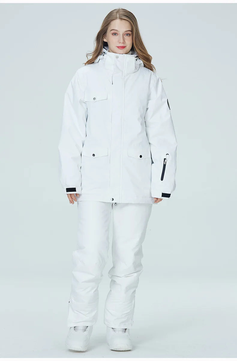 Dames Ski Jas + Ski Broek Set – Waterdicht, Winddicht & Stijlvol Voor De Wintersport