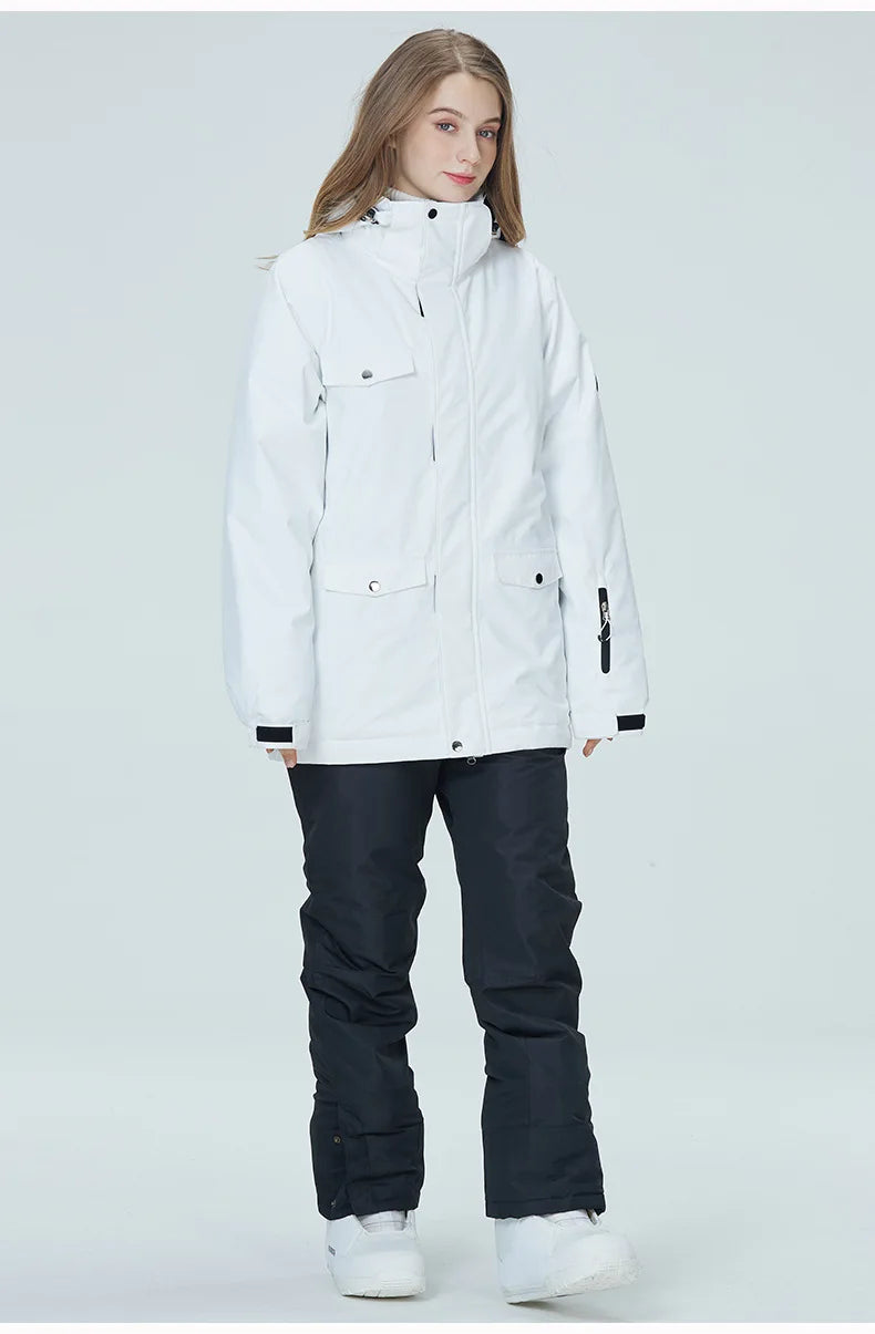 Dames Ski Jas + Ski Broek Set – Waterdicht, Winddicht & Stijlvol Voor De Wintersport