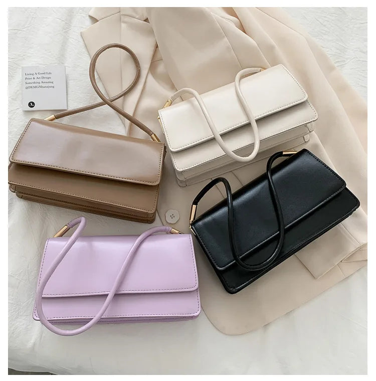 LOU | Minimalistische Schoudertas Voor Dames Met Luxe Finish – Tijdloos, Elegant & Perfect Voor Elke Gelegenheid