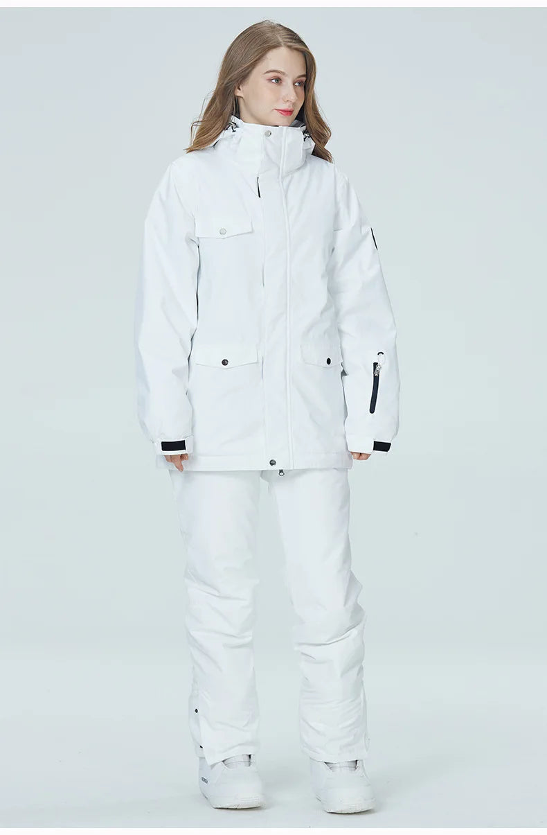 Dames Ski Jas + Ski Broek Set – Waterdicht, Winddicht & Stijlvol Voor De Wintersport
