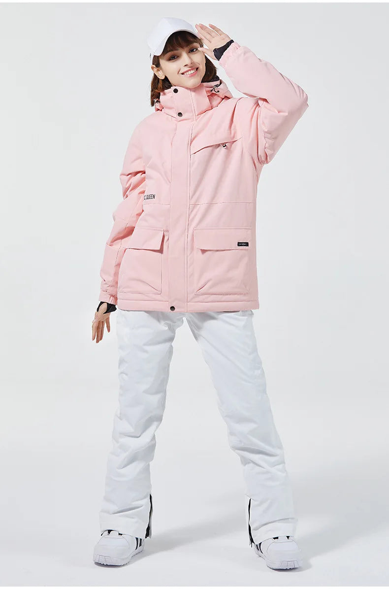 Dames Ski Jas + Ski Broek Set – Waterdicht, Winddicht & Stijlvol Voor De Wintersport